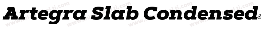 Artegra Slab Condensed字体转换